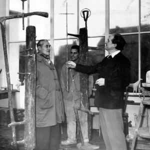 Besuch im Atelier mit Helmut Lander