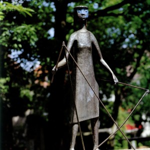 Diabolo spielendes Mädchen