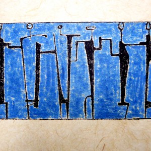 Figurengruppe (blau) 